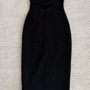 Babaton Classic Black Midi Dress